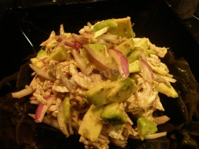 Turkey and avocado salad