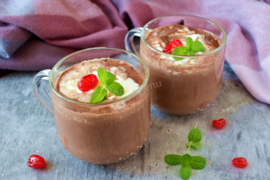 Cocoa with condensed milk