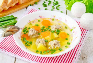 Turkey Meatball Soup