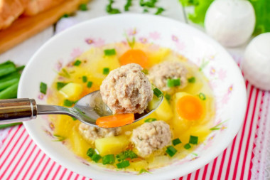 Turkey Meatball Soup