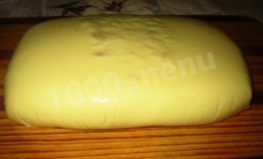 Processed homemade cheese