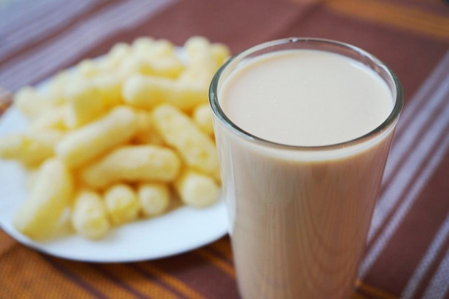 Melted milk in a pressure cooker