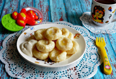 Lazy dumplings like in kindergarten