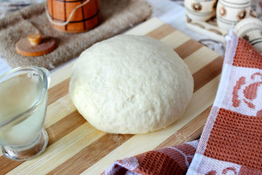 Dough like fluff on kefir for pies