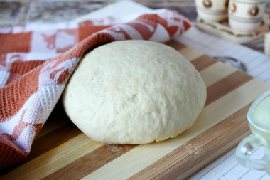 Dough like fluff on kefir for pies