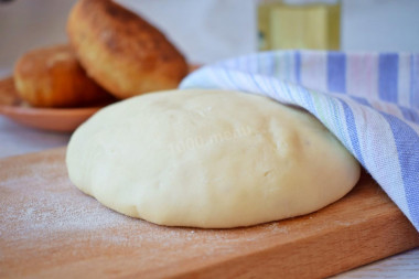 Quick yeast dough for pies