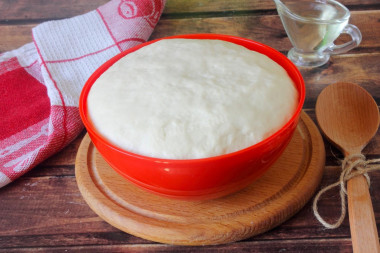 Pita bread dough at home