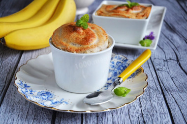 Banana souffle