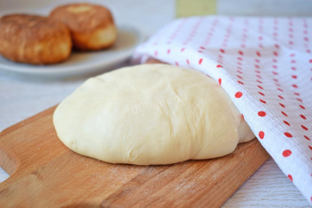 Yeast dough on sour milk