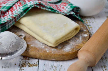 Puff pastry without yeast