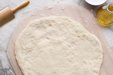 Eggless custard dough for dumplings and dumplings