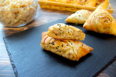 Chicken samsa filling