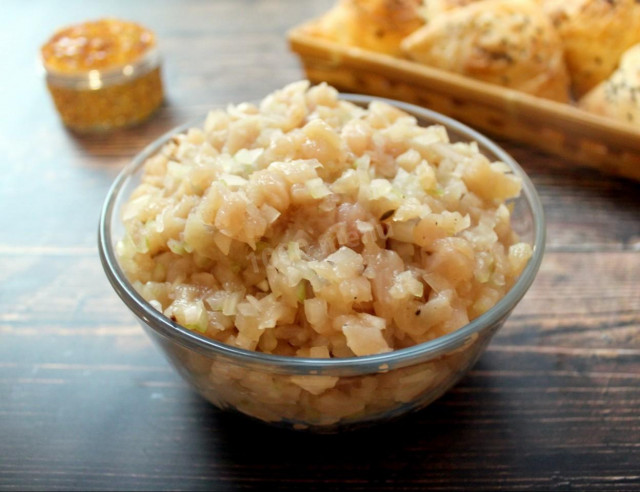 Chicken samsa filling