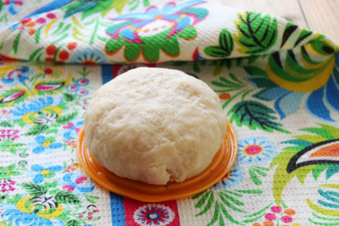 Unleavened dough on kefir and baking soda for chanel