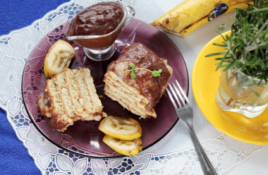 Banana cake condensed milk cookies without baking