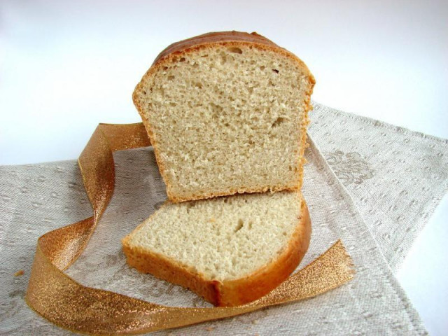 Oatmeal and wheat flour bread