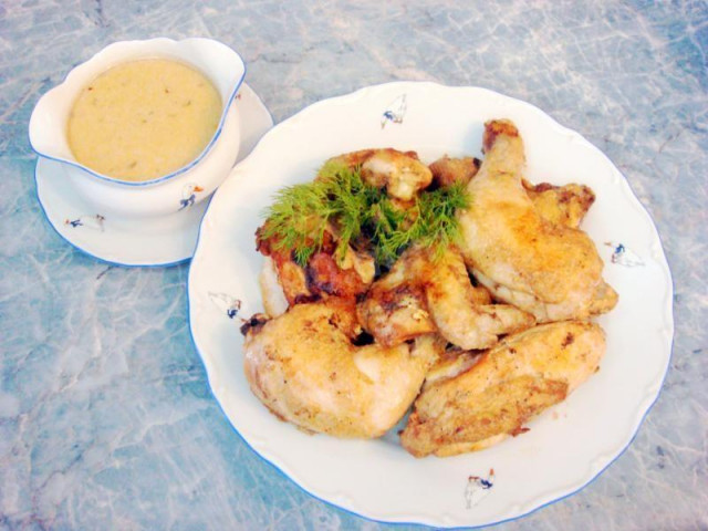 Chicken with milk