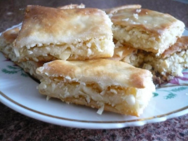 Baklava made from yeast dough