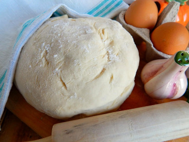 Yeast dough is very tasty like fluff