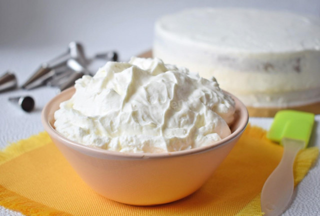 Cream cheese cream for cake