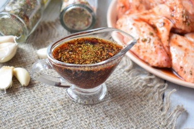 Soy marinade with honey for chicken