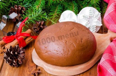 Gingerbread dough