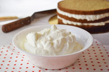 Sour cream classic thick cream of sour cream for cake