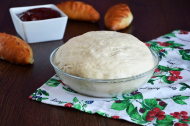 curdled dough for pies