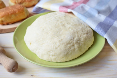 Dough for fried pies on dry yeast