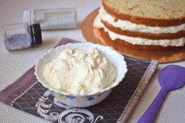 Cottage cheese sour cream for cake