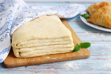 Instant puff pastry