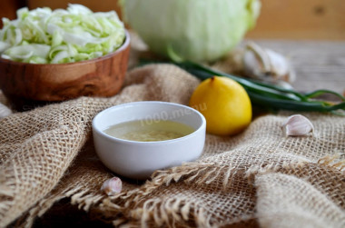 Cabbage salad dressing