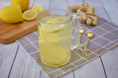 Ginger tea with lemon for weight loss