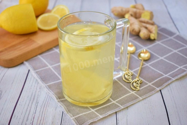 Ginger tea with lemon for weight loss