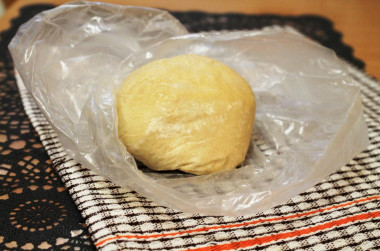 Kystyby potato dough with wheat flour