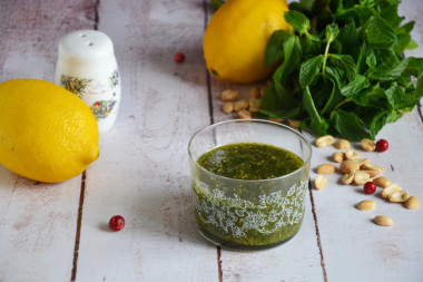 Mint basil sauce for meat