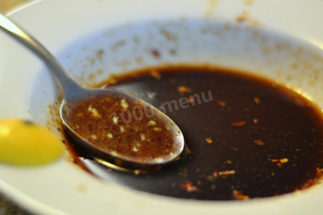 Marinade Dijon mustard soy sauce honey