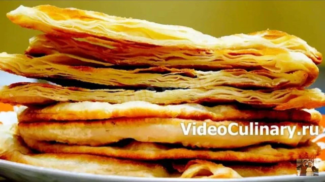 Tajik flatbread Katlama