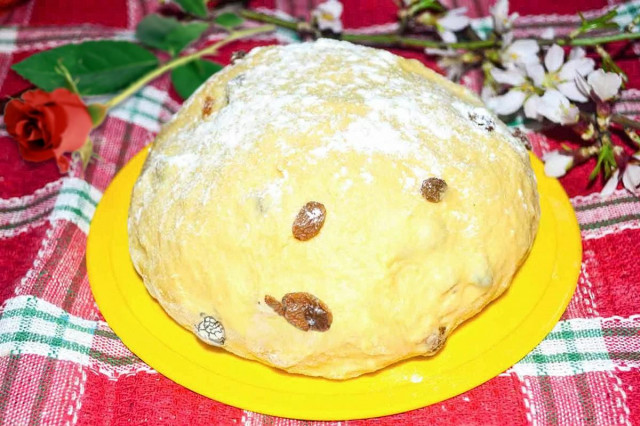 Dough for dry yeast cake