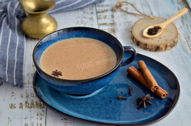 Masala tea with milk