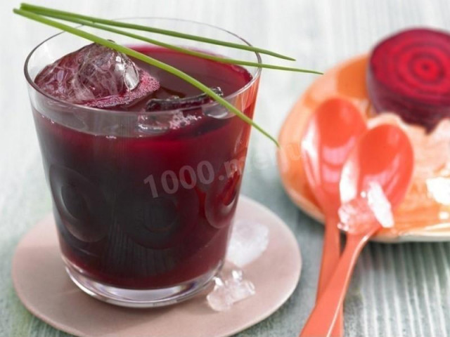 Beet kvass without sugar