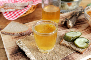 Horseradish on moonshine