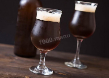 Homemade beer made from bread