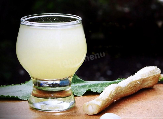 Horseradish with lemon and honey