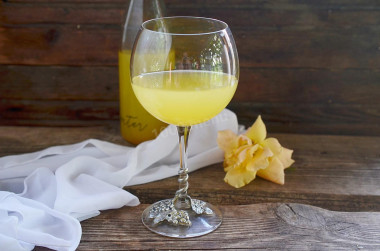 Homemade yellow plum wine