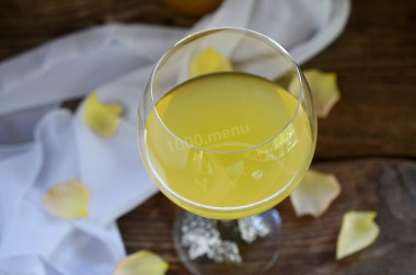 Homemade yellow plum wine