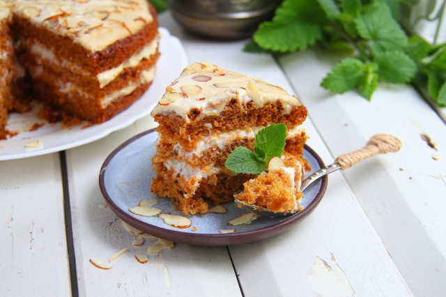 Lean carrot cake