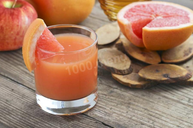 Grapefruit juice honey and apple cider vinegar