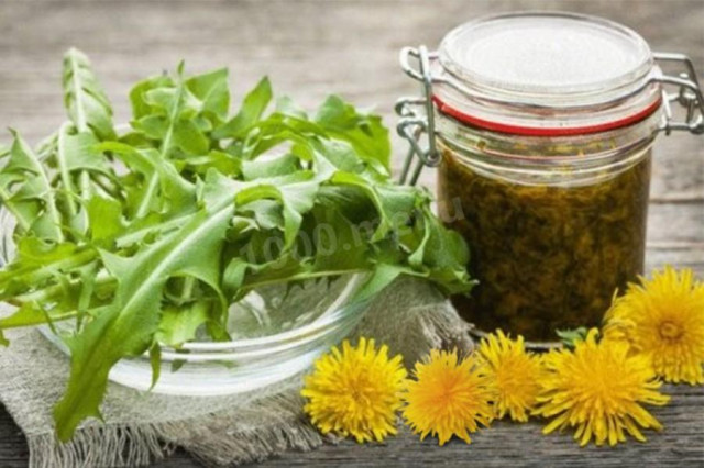 Dandelion tincture with vodka