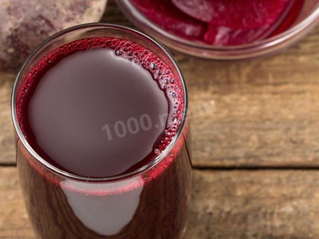 Beet kvass with yeast